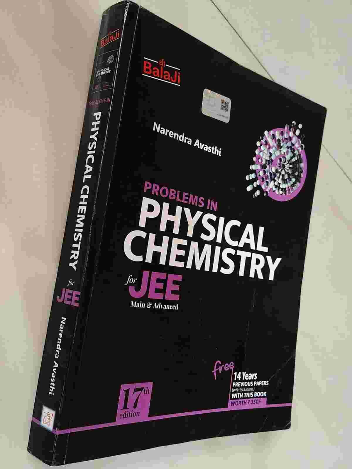 N Avasti Physical Chemistry for JEE ( Adv + Mains)